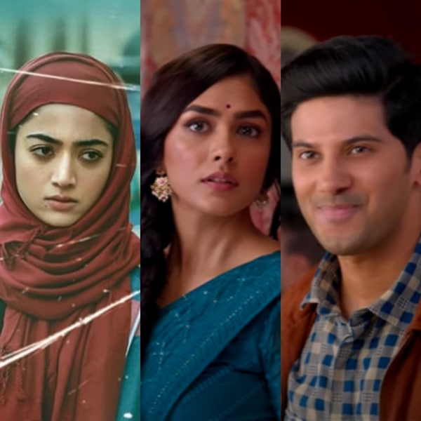 Rashmika, Mrunal and Dulquer in Sita Ramam