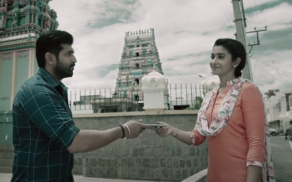 Arun Vijay and Priya Bhavani Shankar in Yaanai