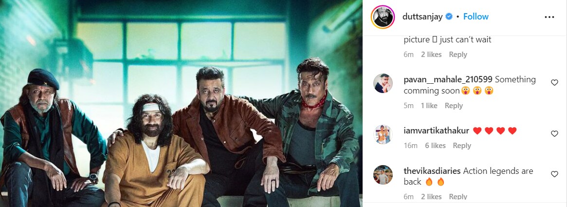 Sanjay Dutt Sunny Deol Mithun Chakraborty Jackie Shroff Bring Baap Sanjay Dutt Sunny Deol Mithun Chakraborty Jackie Shroff Bring Baap