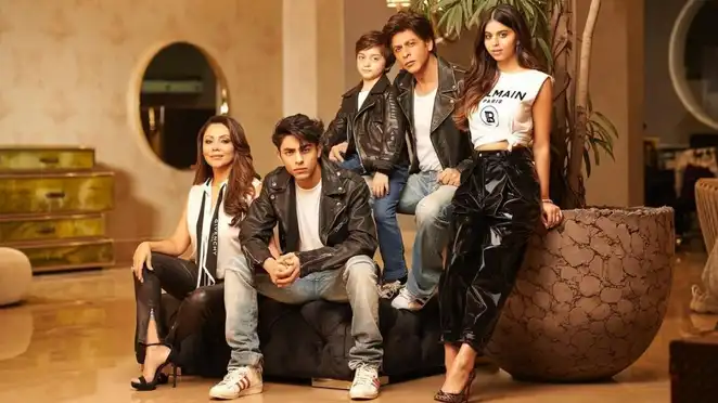 Picture-perfect family! Shah Rukh Khan and Gauri Khan with Aryan Khan, Suhana Khan, AbRam Khan amp up the cool quotient