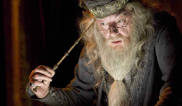 Michael Gambon as Albus Dumbledore in Harry Potter film