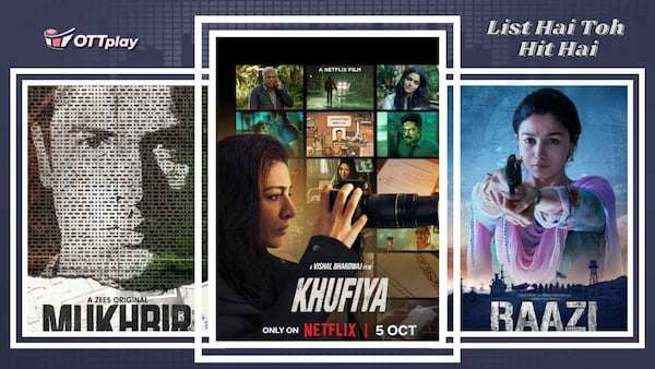 Khufiya: 6 must-watch titles if you love spy thrillers like Khufiya, starring Tabu & Wamiqa Gabbi