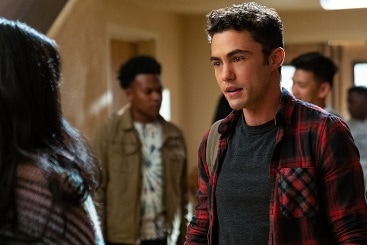 Paxton's eyes glitter as he talks to Devi. What's cooking there?



