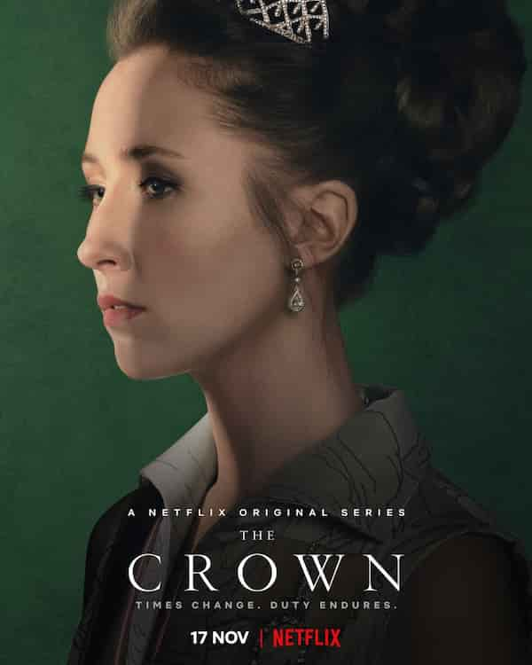 Doherty plays the role of Princess Anne in The Crown.