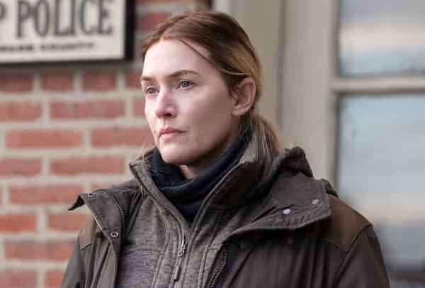 Kate Winslet as Mare Sheehan in a still from Mare of Easttown.