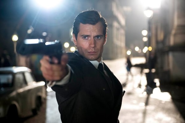 Cavill in a still from The Man From U.N.C.L.E