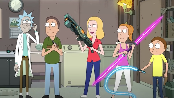 A still from Rick and Morty season 5 trailer