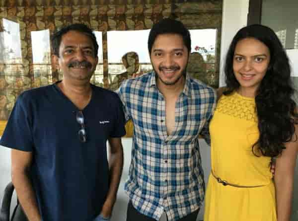 Amitabh S Verma with Shreyas Talpade and Bidita Bag