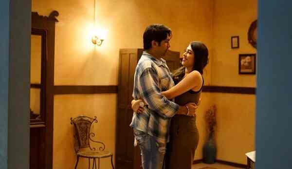 Malhar Thakar and Katha Patel in a still from Swagatam