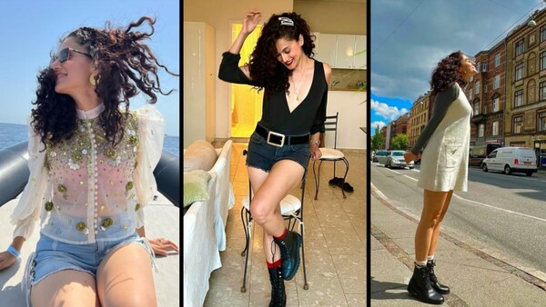 In Pics: Shabaash Mithu star Taapsee Pannu takes a break, goes on Europe tour ahead of film’s release