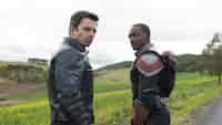 Anthony Mackie features as Captain America in new The Falcon and the Winter Soldier poster