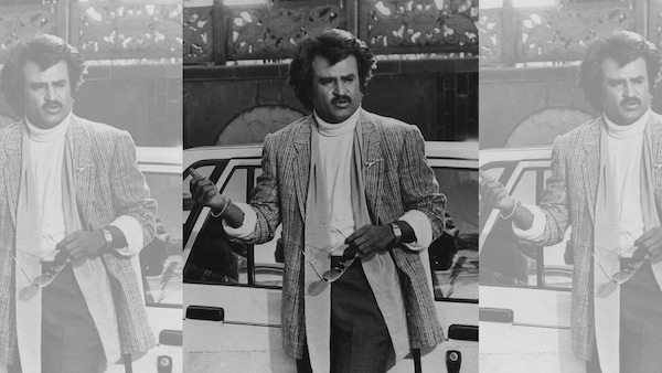 Rajinikanth as seen in a Hindustan Times photo dated 8 May 1997.