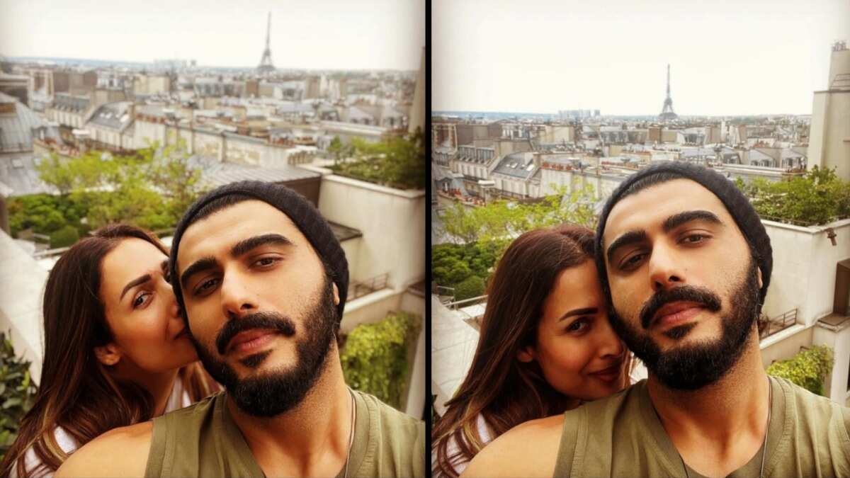 Arjun Kapoor and Malaika Arora in Paris