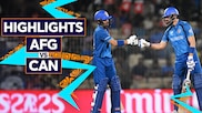 Afghanistan vs Canada: Highlights
