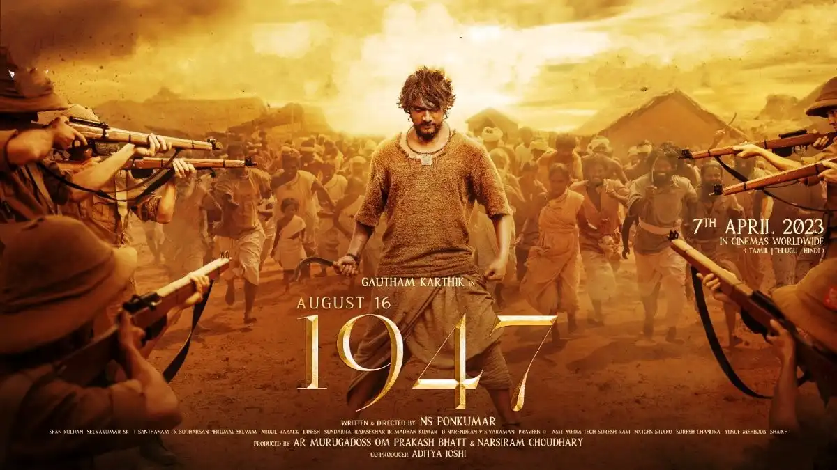 1947 August 16 trailer: This Gautham Karthik-starrer delves deep into an unheard story of freedom struggle