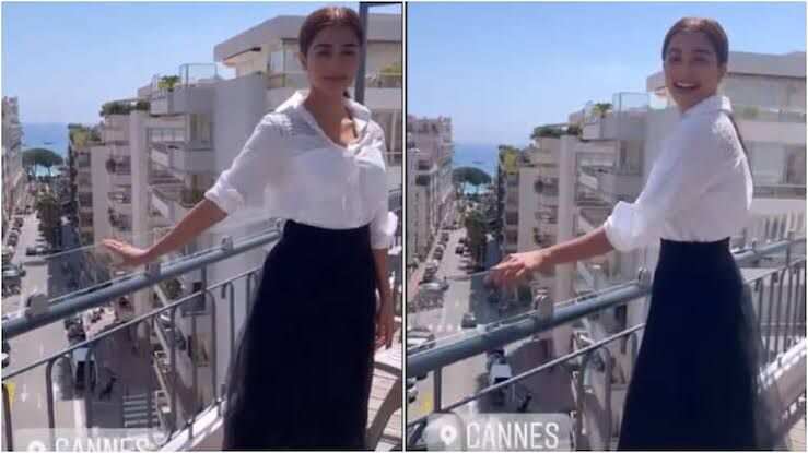 2. Pooja Hegde at Cannes in Black and White