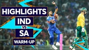 India vs South Africa: Warm Up, Highlights