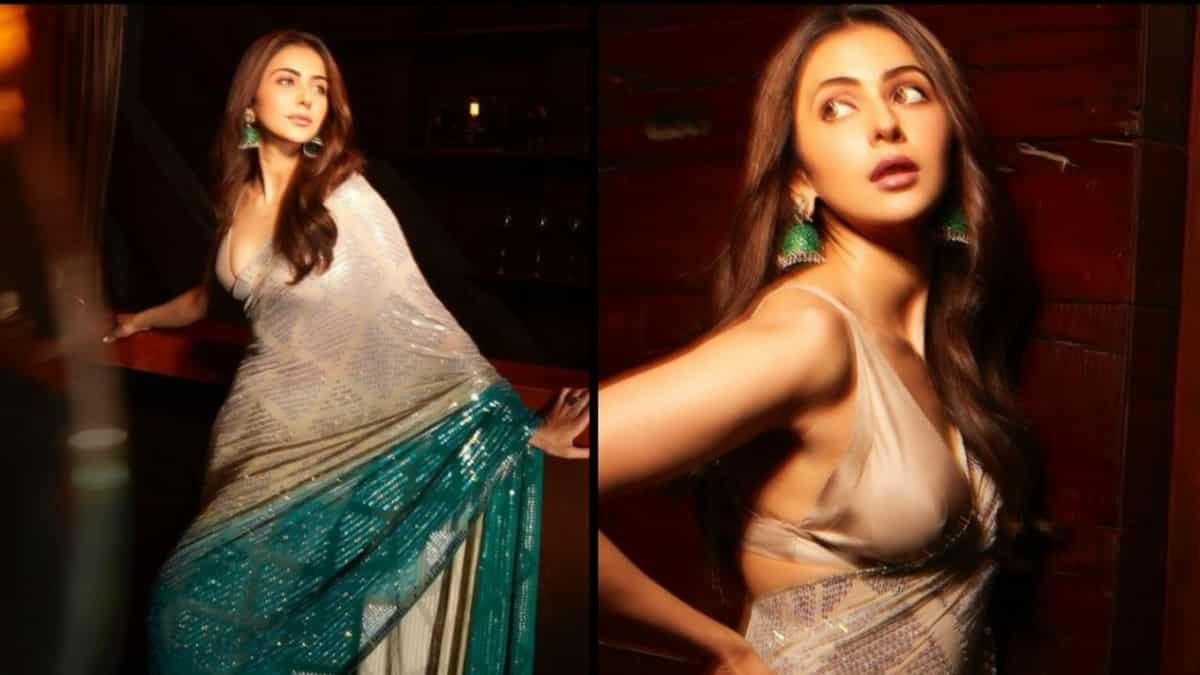 Rakul Preet Singh looks breathtaking in a saree