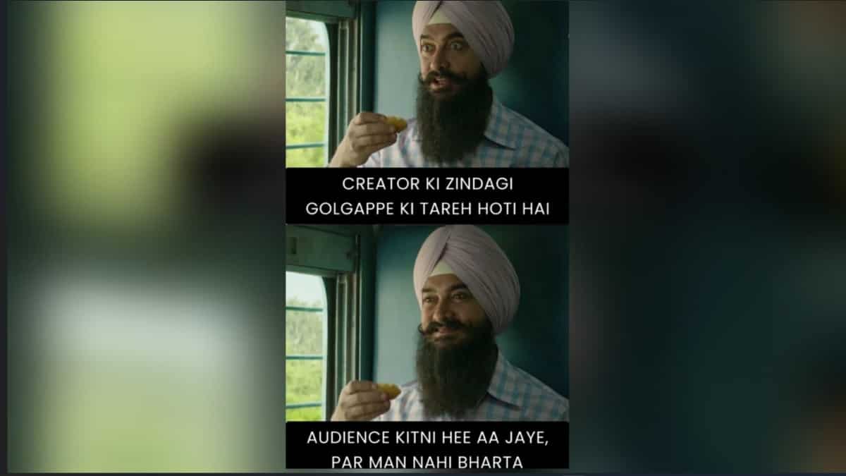 Laal Singh Chaddha meme on creators