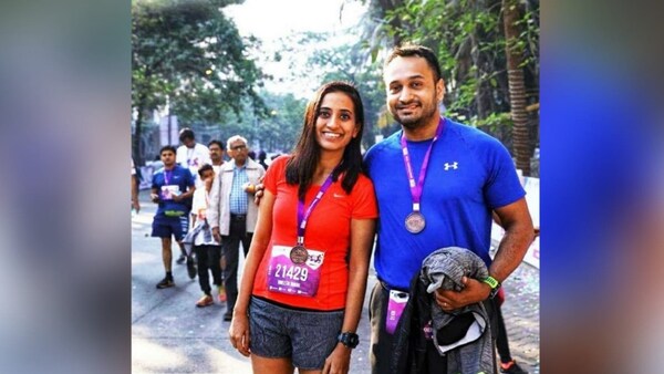 Vineeta Singh’s husband also joins in her fitness journey