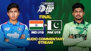India U19 vs Pakistan U19 - Final - 21 Dec 2025 - Audio Only