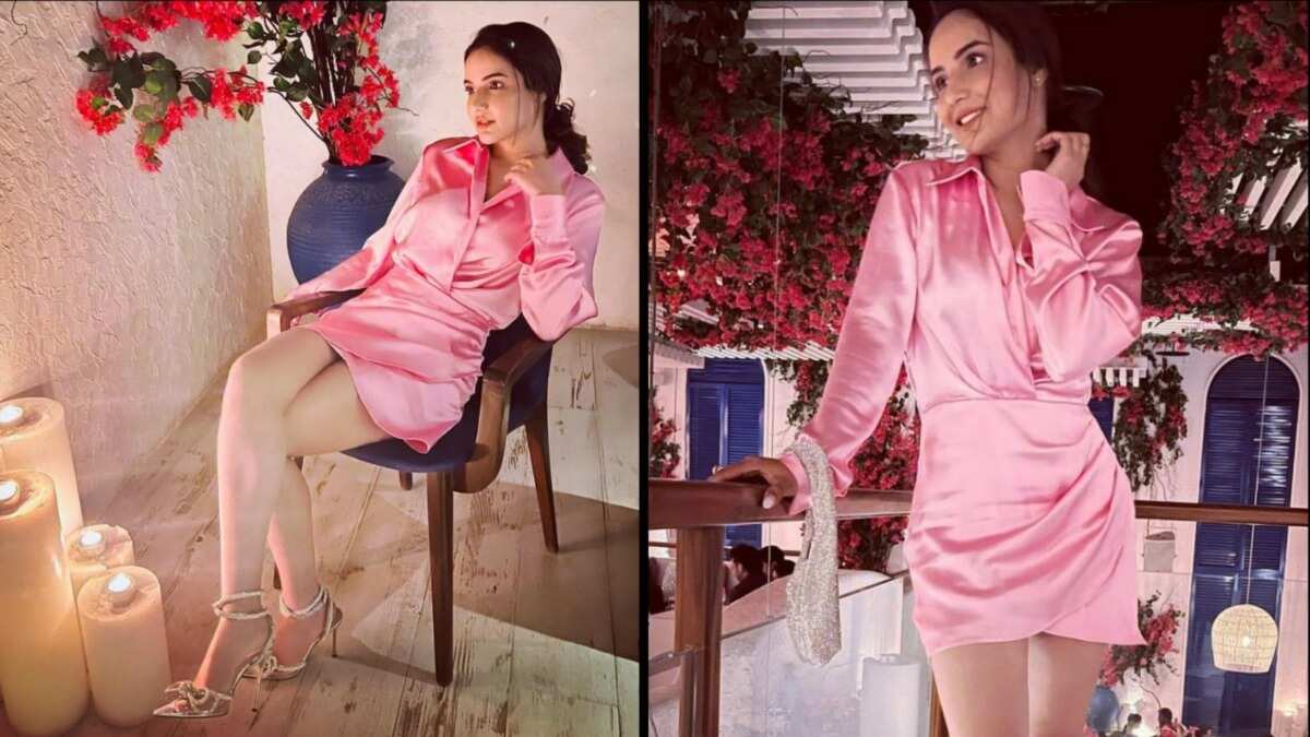Jasmin Bhasin is picture-perfect in pink.