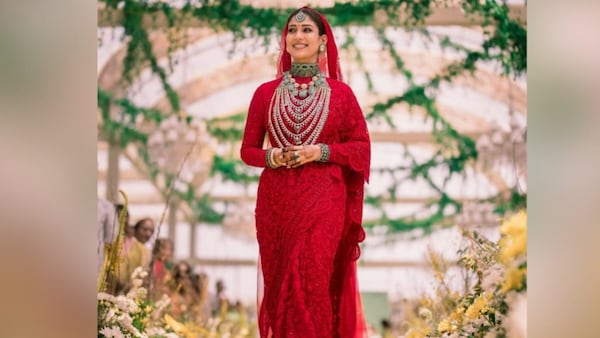 Nayanthara looked stunning as a bride