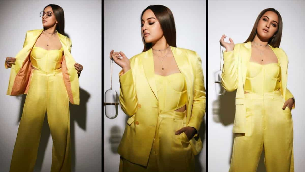 Sonakshi Sinha looks cute in yellow