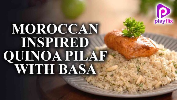 Moroccan Inspired Quinoa Pilaf with Basa