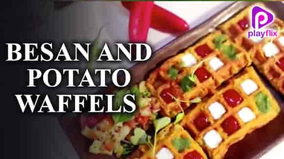 Besan and Potato Waffels