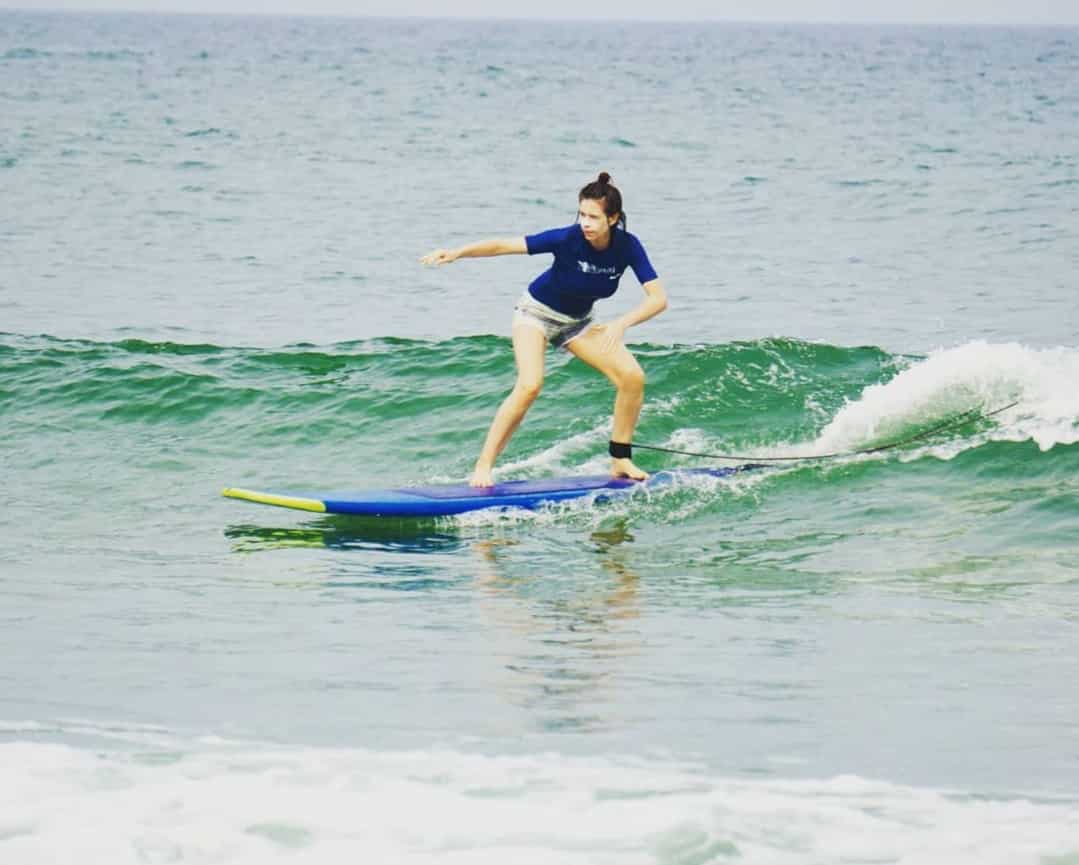 Kalki Koechlin loves to surf