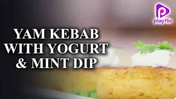 Yam Kebab With Yogurt & Mint Dip