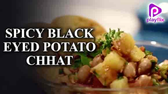 Spicy Black eyed Potato Chhat