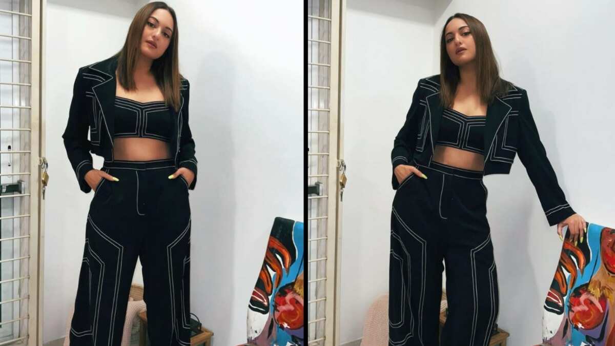 Sonakshi Sinha looks stunning in her outfit