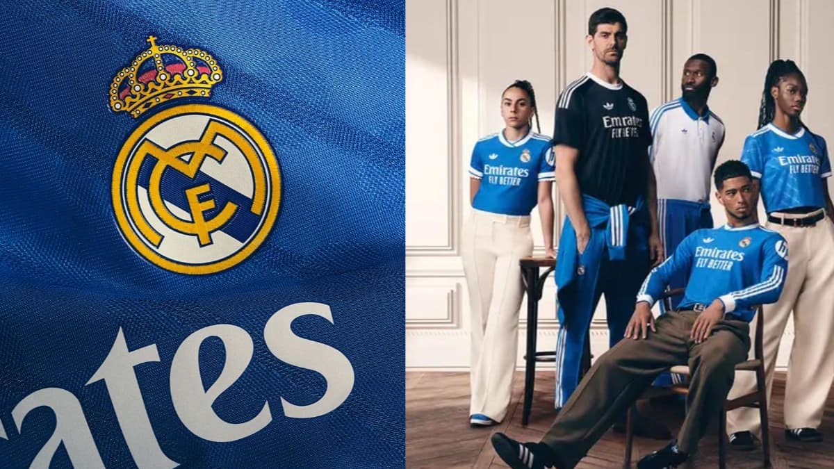 90 minutes at the Bernabeu..' Real Madrid's third kit has a