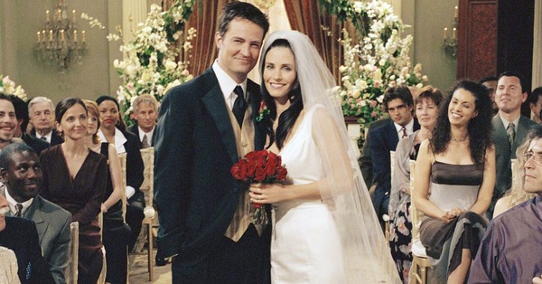 The wedding of Monica and Chandler