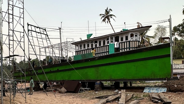A 100-foot boat has been built for the movie
