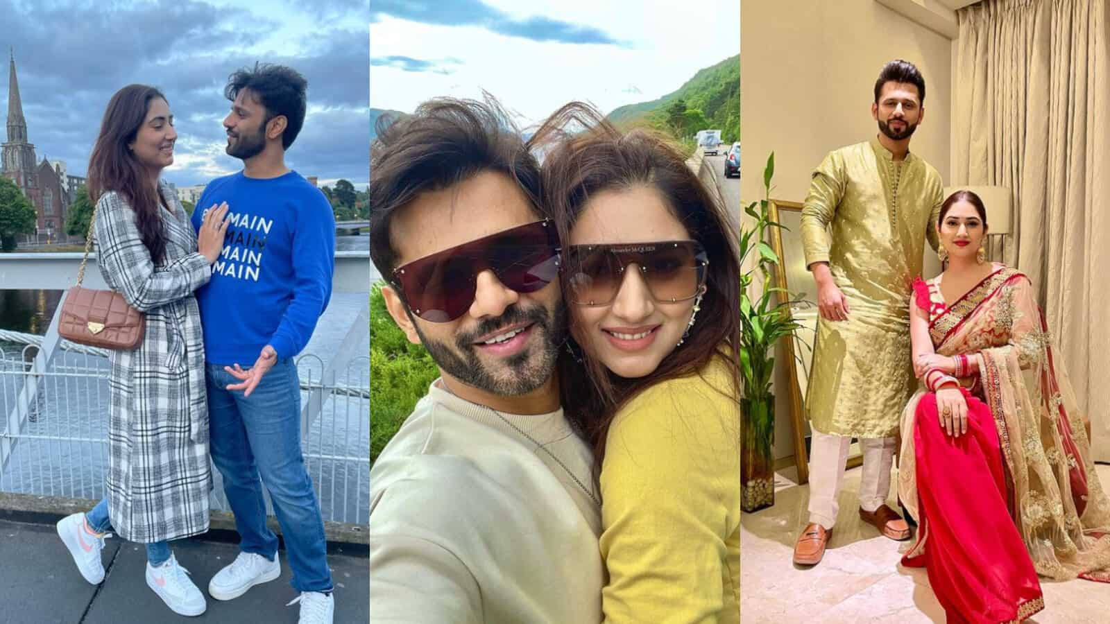 In Pics: Rahul Vaidya and Disha Parmar are the epitome of couple goals ...