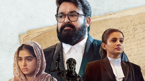Neru movie review: A stirring final act redeems this procedure-heavy courtroom drama led by Mohanlal and Anaswara Rajan
