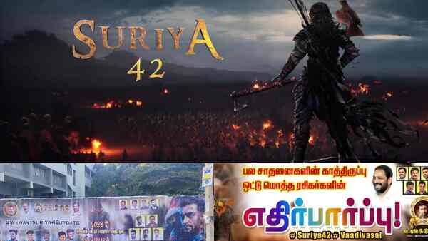 Suriya42: Fans stick posters across Tamil Nadu asking for an update from the Suriya-starrer