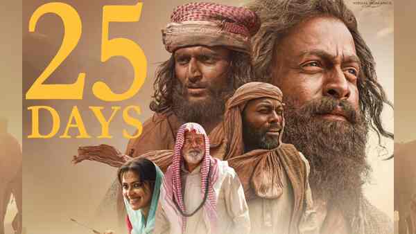 Aadujeevitham Box Office Collection Day 25 - Prithviraj Sukumaran, Blessy’s film crosses Rs 150-crore mark worldwide; sets new records