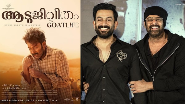 Prabhas heaps praise on Aadujeevitham trailer; Prithviraj Sukumaran’s reply wins the internet