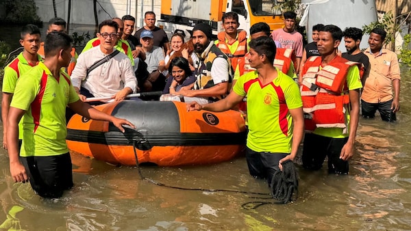 Aamir Khan rescued from cyclone-induced floods in Chennai. See photos