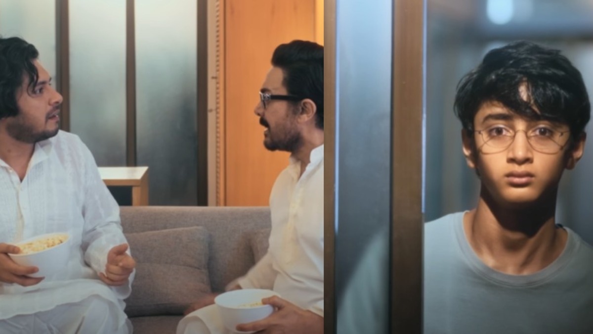 Sitaare Zameen Par on OTT: Aamir Khan recreates Andaz Apna Apna with his 'nepo kid' Junaid Khan, Azad makes cameo appearance
