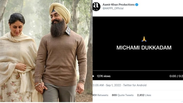 Apology clip shared on Aamir Khan Productions' social media pages on Laal Singh Chaddha row. Hacked?