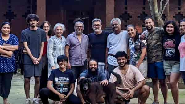 Aamir Khan with the team of Adishakti