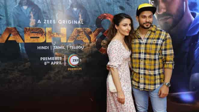 Abhay Season 3: Kunal Kemmu, Soha Ali Khan, Asha Negi attend red carpet screening of ZEE5 show