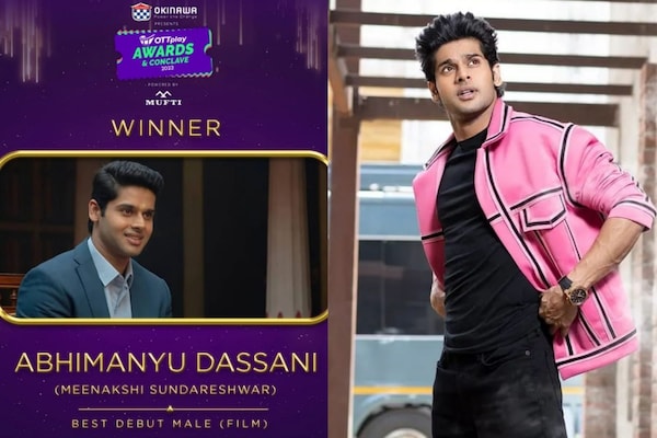 OTTplay Awards 2022: Know Your Winners: Abhimanyu Dassani wins Best Debut Male (Film) for Meenakshi Sundareshwar