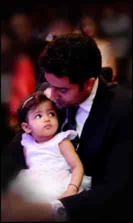 Abhishek Bachchan with daughter Aaradhya