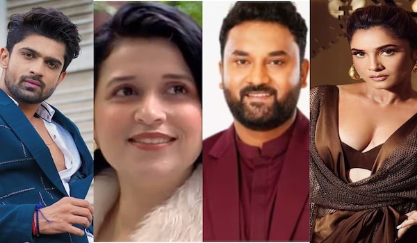 Abhishek Kumar, Mannara Chopra, Arun Mashetty, Ankita Lokhande in Bigg Boss 17